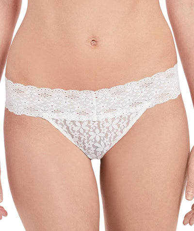 Wacoal Halo Lace Thong - Ivory Knickers