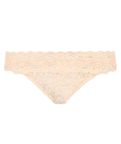 Wacoal Halo Lace Thong - Nude Knickers