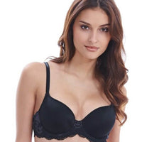 Wacoal Lace Affair Contour Bra - Black/Graphite